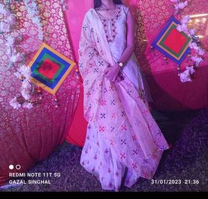Beautiful Embroidered  wedding wear dress