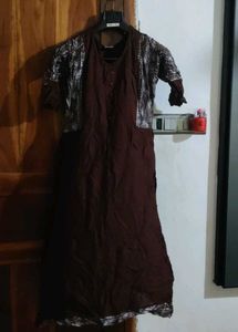 Elegant Brown Kurta Set