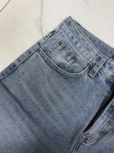 Light Blue Wide Leg Jeans