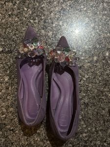 Ket Importa Sparkling Embellished Purple Heels