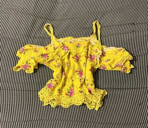 Floral Cold Shoulder Top