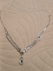 Emerald &amp; Diamond Necklace