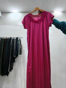 Elegant Magenta Nightgown