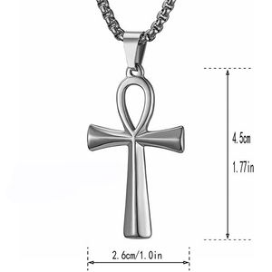 Gothic Ankh Pendant Necklace