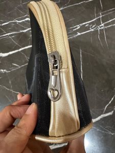 Stylish Transparent Mesh Cosmetic Pouch
