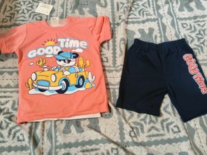 Boys/Girls "Good Time" T-Shirt &amp; Shorts Set