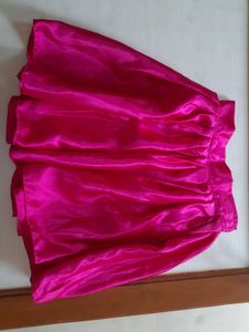 Shiny Pink Skirt