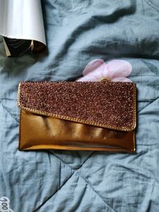 Sequin Bronze Purse