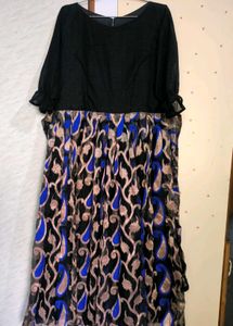 Black &amp; Blue Ethnic Gown 💙🖤