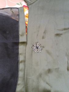 Abaya Wit Hand Work