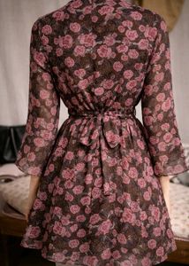 Floral Wrap Dress
