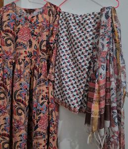 3 pc anarkali kurta set [NEW]
