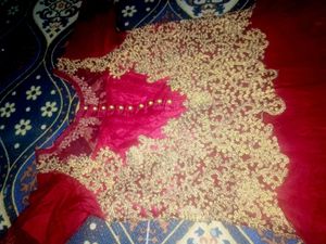 Stunning Red &amp; Gold Ethnic Gown