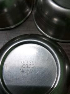 Set of 6 Stainless Steel Bowls