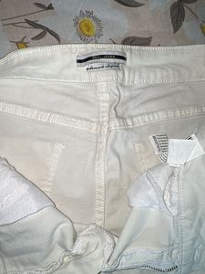 White Denim Shorts