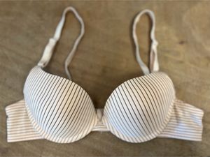 Women Soft Stripes Paded Bra