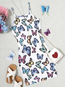 Butterfly Print Summer Dress