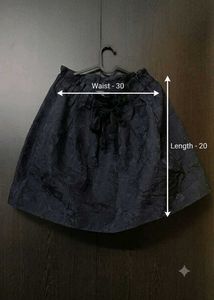 🎀💎H&amp;M_Textured Floral Jacquard Skater Skirt💎🎀