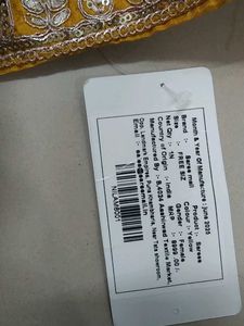 Yellow Embroidered Dress Material