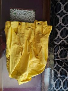 Bright Yellow Denim Jacket