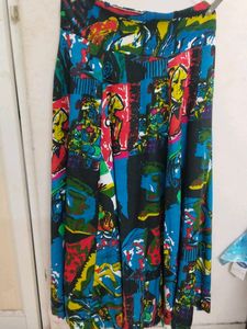 Ethnic Skirt And Top Set