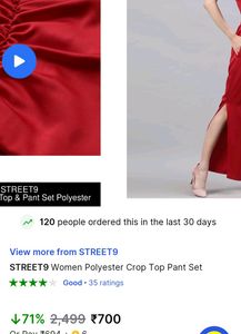 Chic Red Coord set