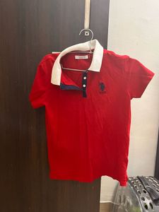 US POLO Red tshirt for womens