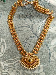 Intricate Gold-Plated Necklace Set