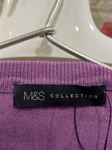 Purple Cardigan Sweater