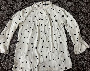 Chic Polka Dot Long Sleev top
