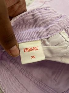 Light Purple Wide Leg Jeans