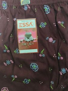 ESSA Fairlady Women's Plus Size Printed Briefs (Si
