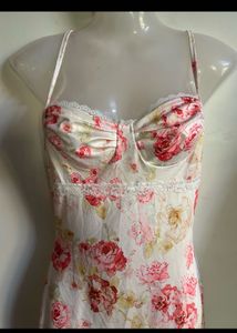 Floral Print Slip Dress