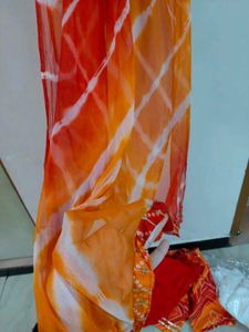 Ethnic Orange Printed Kurta