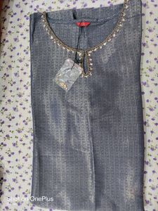 W Straight Shining Kurta For Women