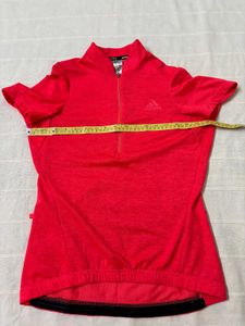 🆕Adidas Cycling Jersey - Vibrant Coral Red