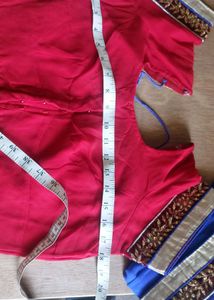 Red &amp; golden lehenga set