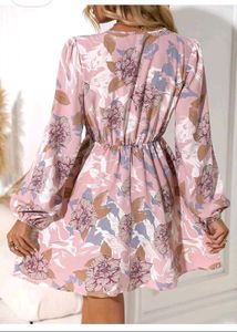 Sale !!!Korean Floral Wrap Dress
