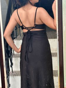 Elegant Black Slip Dress