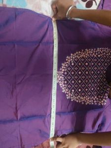 Elegant Purple Embroidered Kurta Set