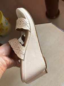 Stylish Laser-Cut Slip-On Sandals