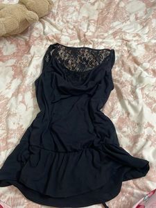 black lace top