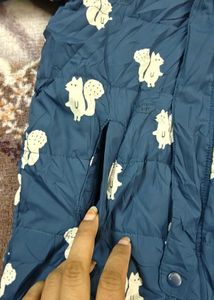 Adorable Squirrel Print Snowsuit