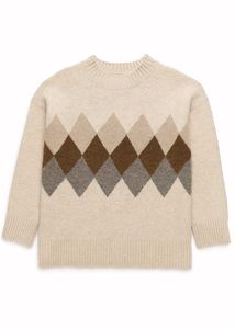 Argyle Pattern Sweater