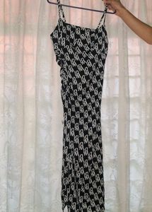 Stylish Monogram Maxi Dress