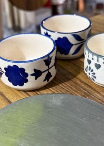 Set of 9 Decorative Ceramic Bowls