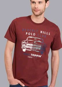 Beverly Hills Polo Club Graphic Printed Half-Sleev