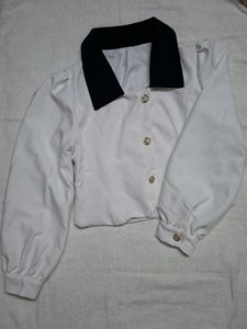 Vintage-Inspired White Blouse