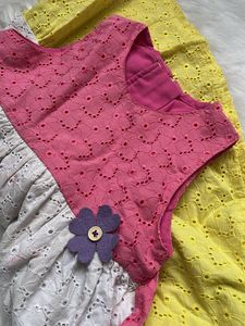 Adorable Baby Girl's Colorful Dress