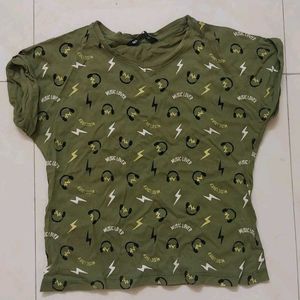 Green Music Lover T-Shirt